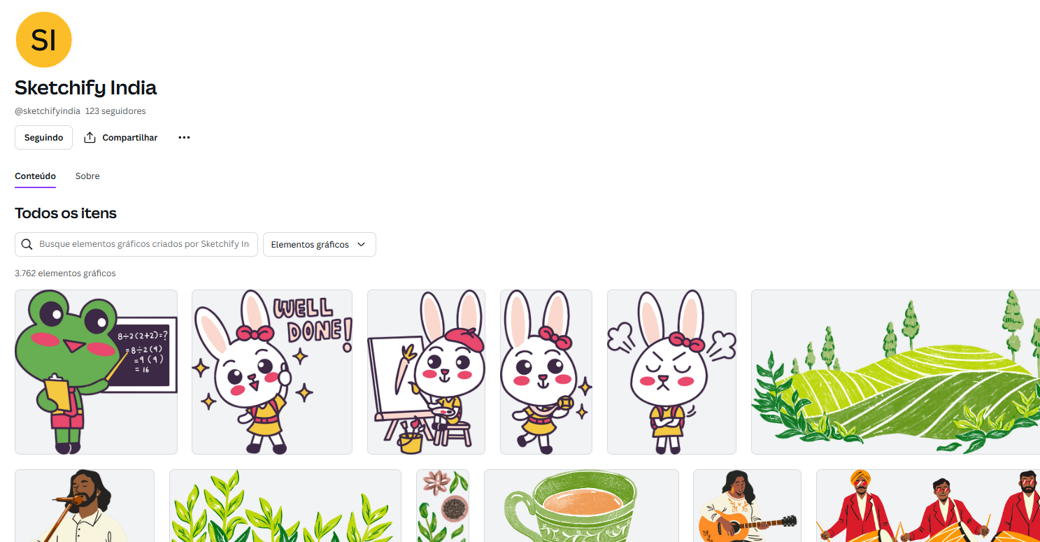 Página do Sketchify